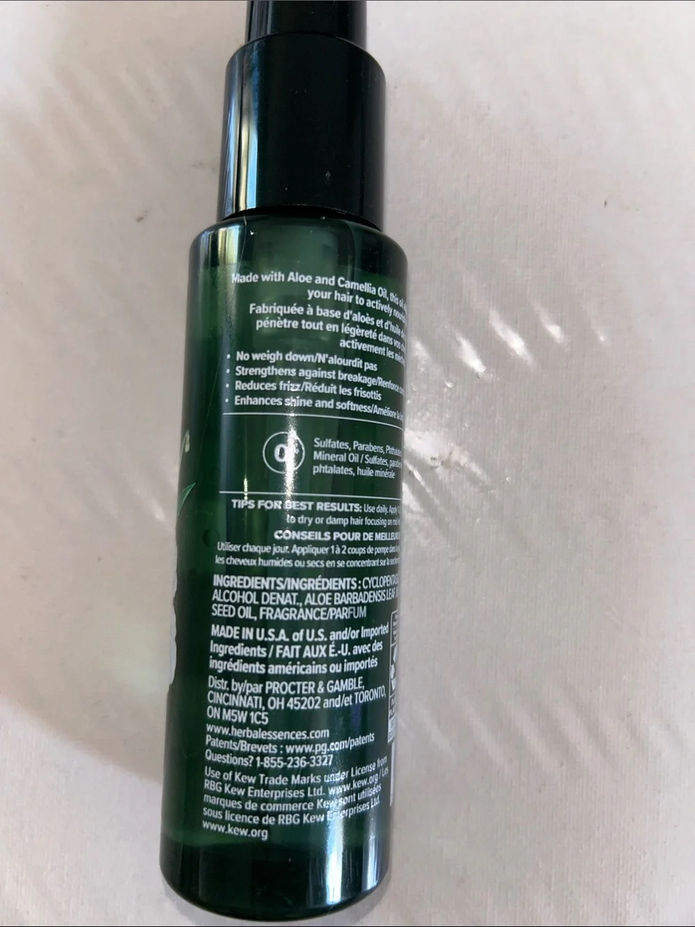 2x Herbal Essences Pure Plant Nourishing Spray and Lightweight Hair Oil Duo